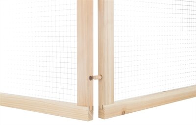 Trixie indoor ren 4 panelen hout