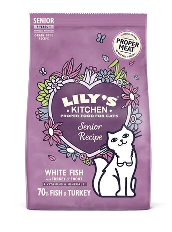 Lily's kitchen cat senior fish / turkey recipe