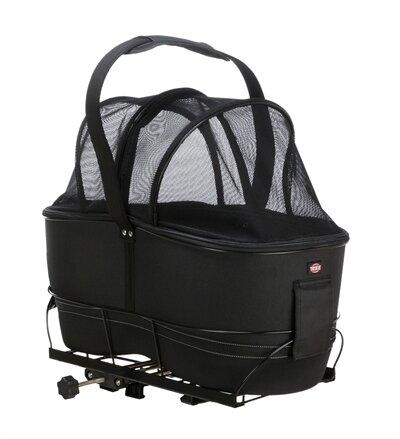 Trixie fietsmand bagage drager breed zwart