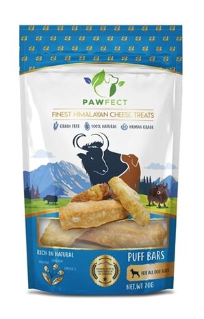 Pawfect chew yak kaas puff bars