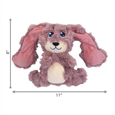 Kong scrumplez bunny pluche met piep roze