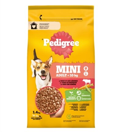 Pedigree adult mini met rund en groenten