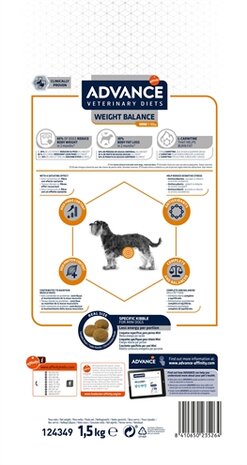 Advance veterinary diet dog weight balance mini