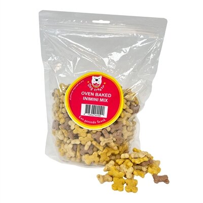 Dog treatz oven baked inimini mix