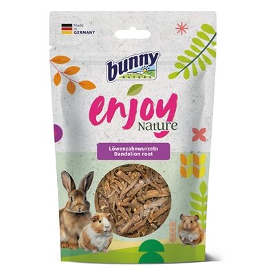 Bunny nature enjoy paardenbloemwortel