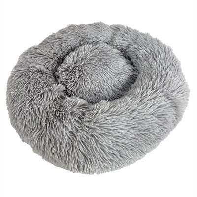 Sazzz hondenmand fluffy lichtgrijs (aanbieding maat 65x65x15 van €42,99 nu €19,95)