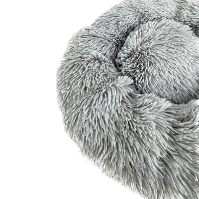 Sazzz hondenmand fluffy lichtgrijs (aanbieding maat 65x65x15 van €42,99 nu €19,95)