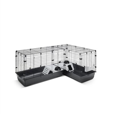 Savic clubix corner knaagdierkooi zwart