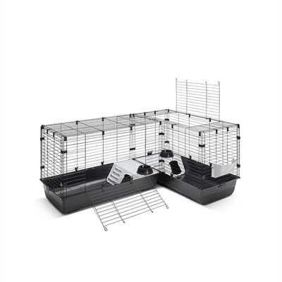 Savic clubix corner knaagdierkooi zwart