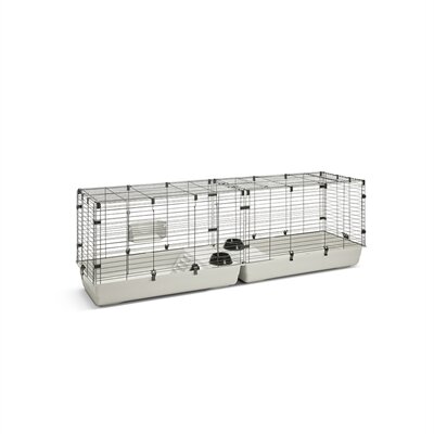 Savic clubix 200 knaagdierkooi zwart / lichtgrijs
