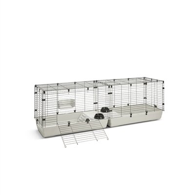 Savic clubix 200 knaagdierkooi zwart / lichtgrijs