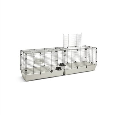 Savic clubix 200 knaagdierkooi zwart / lichtgrijs