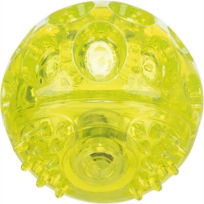 Trixie knipperbal zonder geluid drijvend tpr assorti