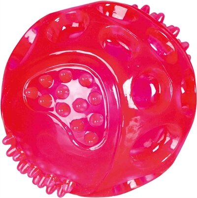 Trixie knipperbal zonder geluid drijvend tpr assorti