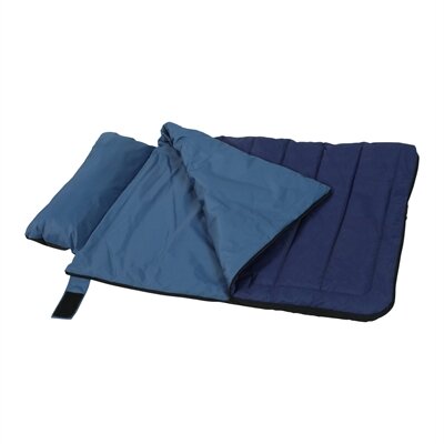 Zolux bivouak hondendeken / slaapzak 2in1 blauw