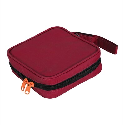 Zolux bvk 2in1 opvouwbare voerbak en drinkbak rood