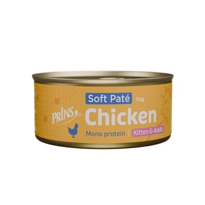 Prins soft pate kitten / adult chicken