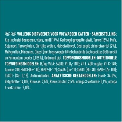 Purina one adult kip en volkoren granen