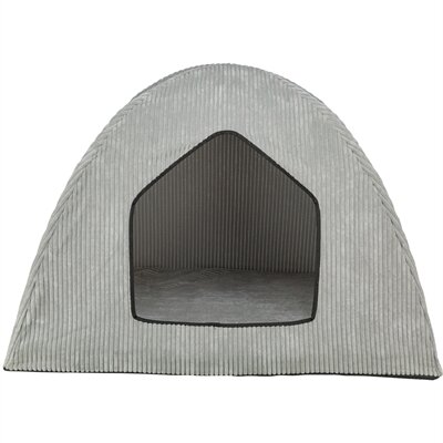 Trixie hondenmand tent jonna vital ribstof lichtgrijs