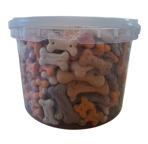 't Dijkje hondenkoekjes party mix 3,5liter (1,25kg)