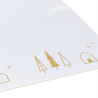 Trixie xmas placemat print wit