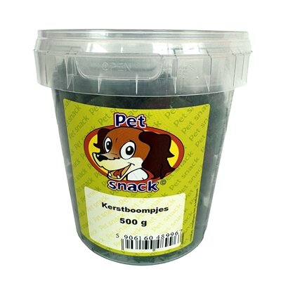 Petsnack kerstboompjes kerst trainer/snoepje