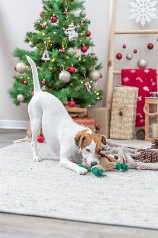 Trixie xmas luiaard pluche / flostouw