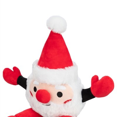 Trixie xmas kerstman met lange benen pluche