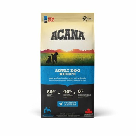 ACANA Adult dog recipe 17 kg (ivm lichte transportschade)