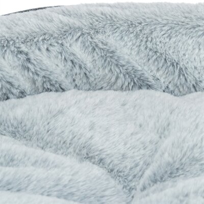 Trixie vital hondenmand lino soft ovaal grijs / lichtgrijs