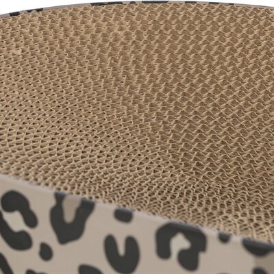 Trixie krabmat / mand leo karton met kattenkruid / catnip bruin