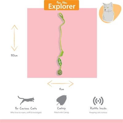 Happy pet tabby patch erwten bungee