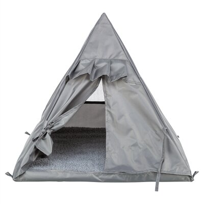 Trixie kattenmand tipi samoa grijs
