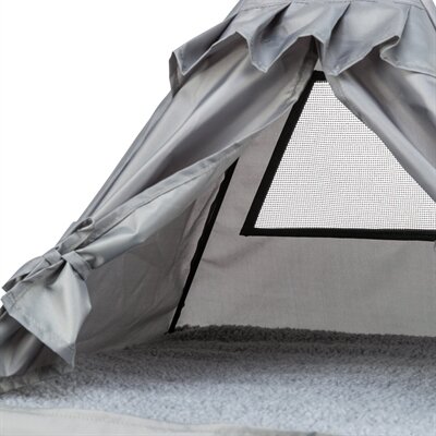 Trixie kattenmand tipi samoa grijs