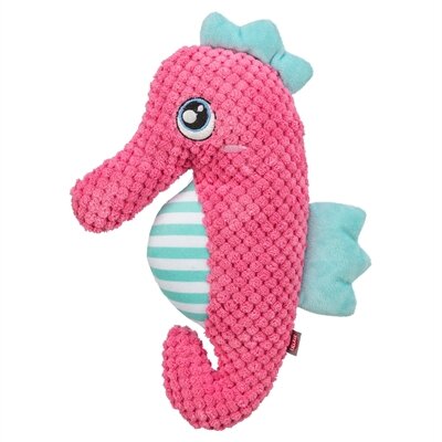 Trixie zeepaard stof roze / aqua