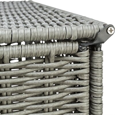 Trixie kattenmand amalia hoekig polyrattan grijs