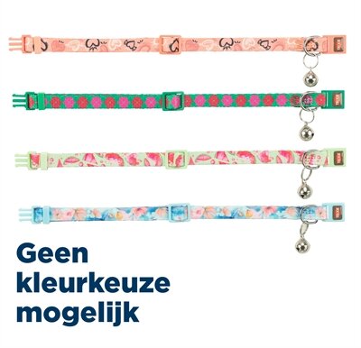 Trixie kattenhalsband flower power assorti