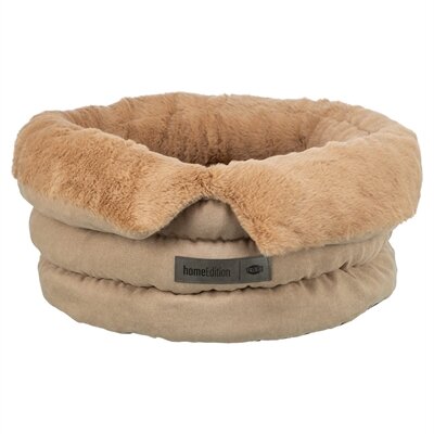 Trixie hondenmand liano soft rond zand / bruin