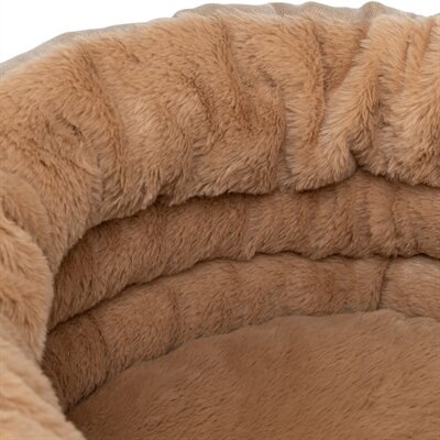 Trixie hondenmand liano soft rond zand / bruin