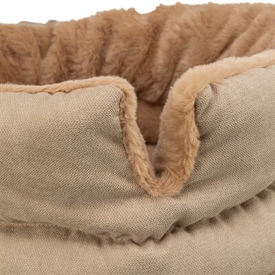 Trixie hondenmand liano soft rond zand / bruin