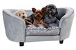 *Enchanted hondenmand / sofa constantine zilverkleurig
