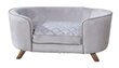 *Enchanted hondenmand / sofa quicksilver zilverkleurig 84 x 57 x 35,5 cm