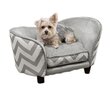 *Enchanted hondenmand sofa chevron grijs