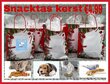 Kersttas met heerlijke snacks voor uw huisdier of paard