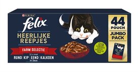 Felix heerlijke reepjes farm selectie rund / kip / eend / kalkoen Felix heerlijke reepjes farm selectie rund / kip / eend / kalkoen