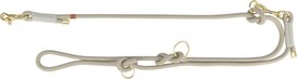 Trixie soft rope hondenriem verstelbaar grijs / lichtgrijs Trixie soft rope hondenriem verstelbaar grijs / lichtgrijs
